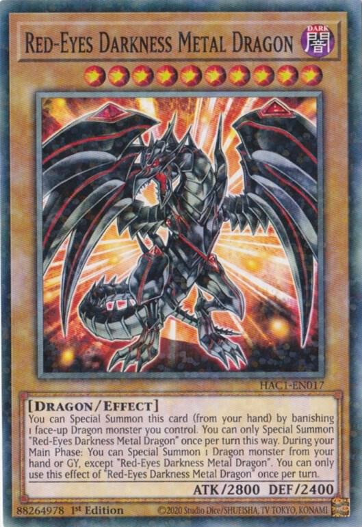 Red-Eyes Darkness Metal Dragon (Duel Terminal) (1st Edition) card image