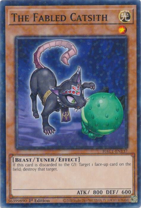 The Fabled Catsith (Duel Terminal) (1st Edition) card image