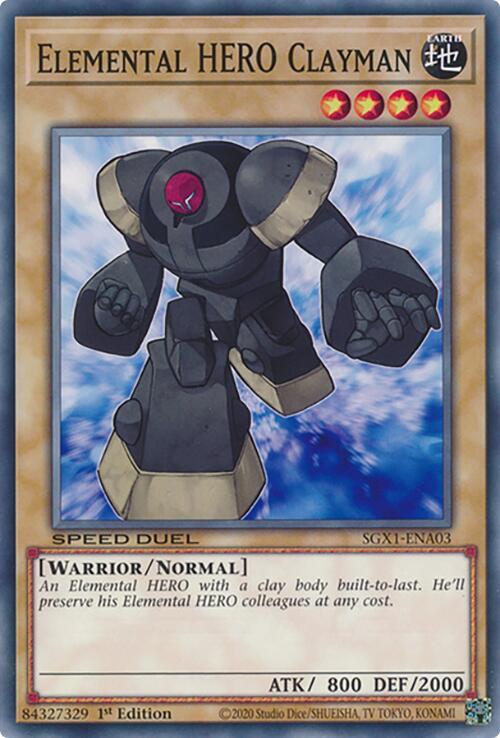 Elemental HERO Clayman card image