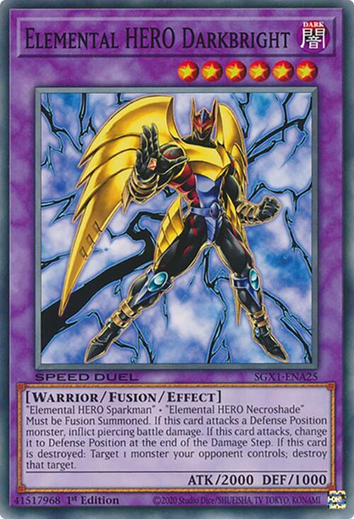Elemental HERO Darkbright card image