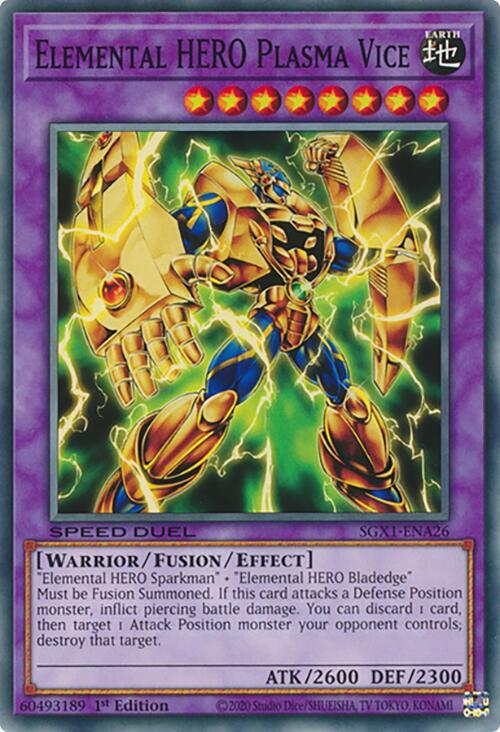 Elemental HERO Plasma Vice card image