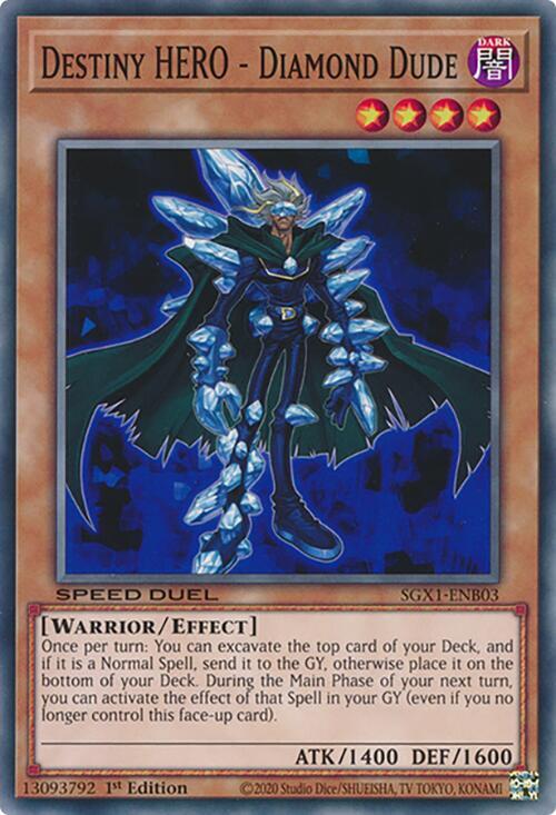 Destiny HERO - Diamond Dude card image