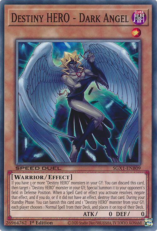 Destiny HERO - Dark Angel card image