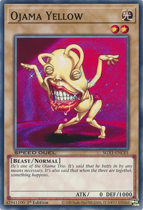 Ojama Yellow card image