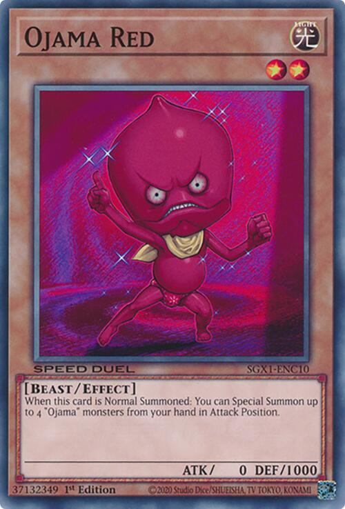 Ojama Red card image