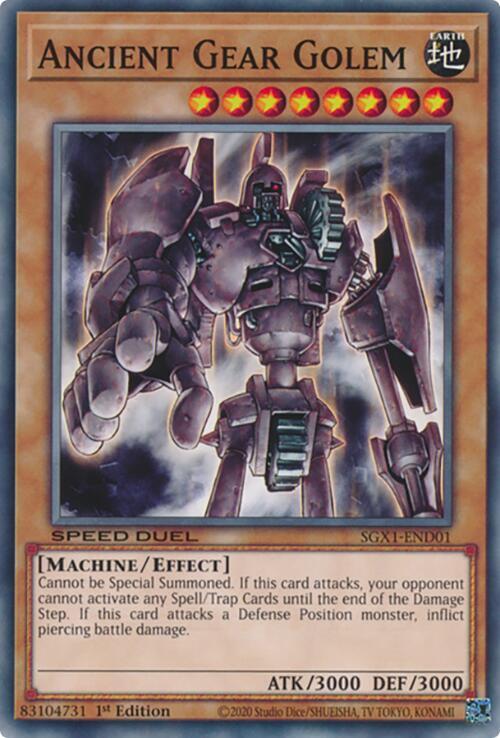 Ancient Gear Golem card image