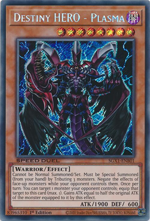 Destiny HERO - Plasma (Secret Rare) card image
