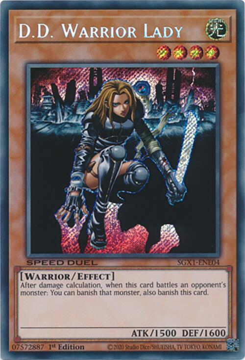 D.D. Warrior Lady (Secret Rare) card image