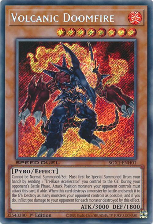 Volcanic Doomfire (Secret Rare) card image
