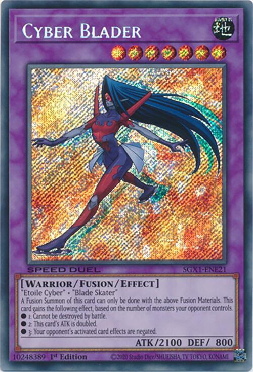 Cyber Blader (Secret Rare) card image