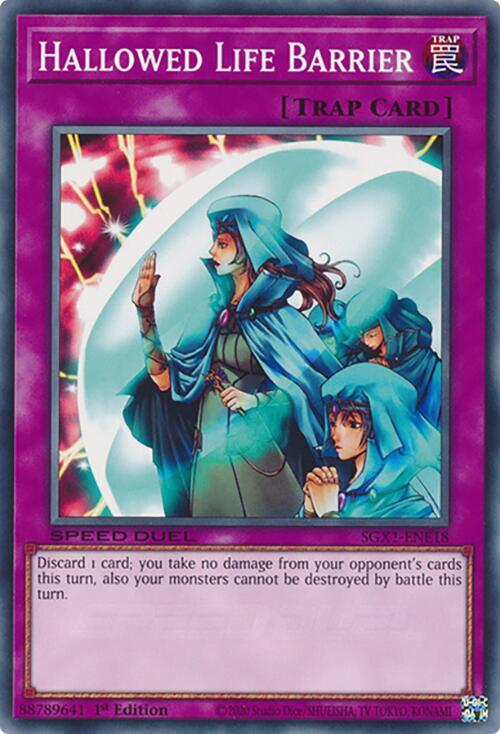 Hallowed Life Barrier card image