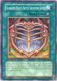 Gladiator Beast's Battle Archfiend Shield card image