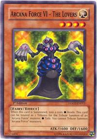 Arcana Force VI - The Lovers card image