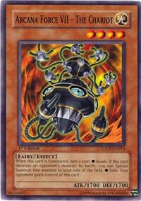 Arcana Force VII - The Chariot card image