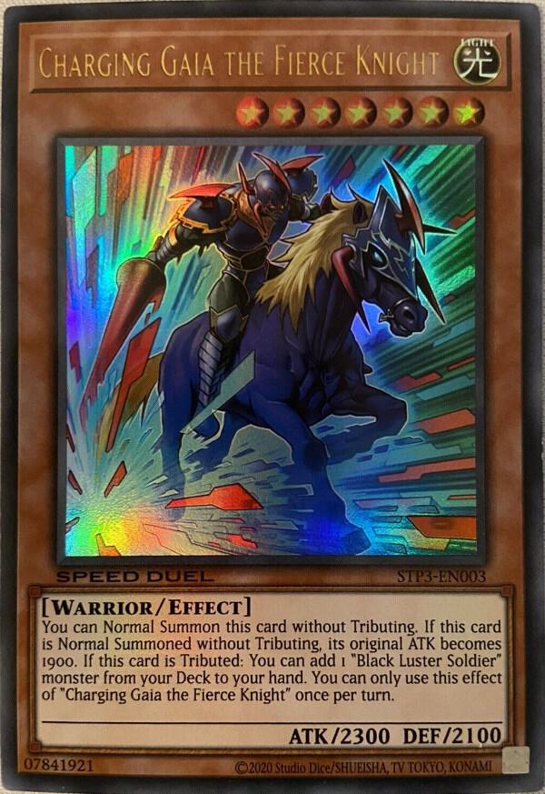 Charging Gaia the Fierce Knight card image