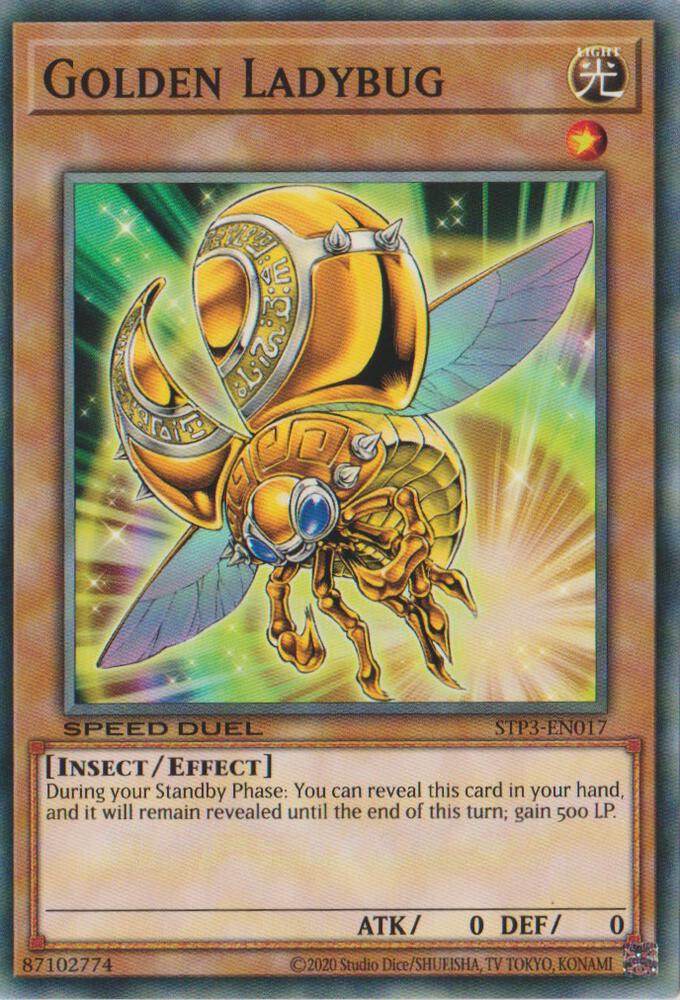 Golden Ladybug card image
