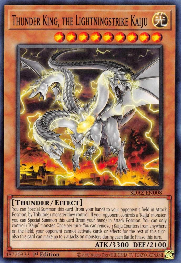 Thunder King, the Lightningstrike Kaiju card image