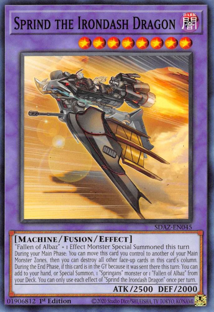 Sprind the Irondash Dragon card image