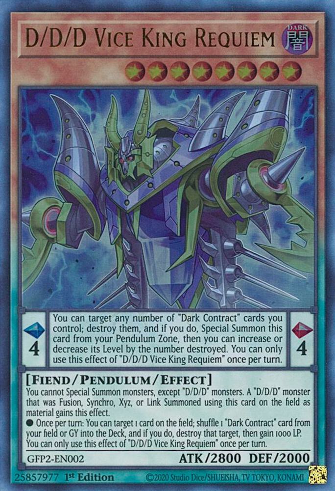 D/D/D Vice King Requiem (1st Edition) card image