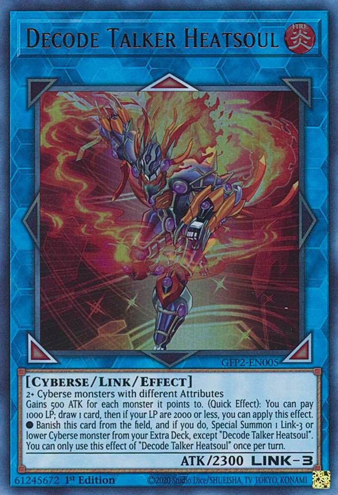 Decode Talker Heatsoul (1st Edition) card image