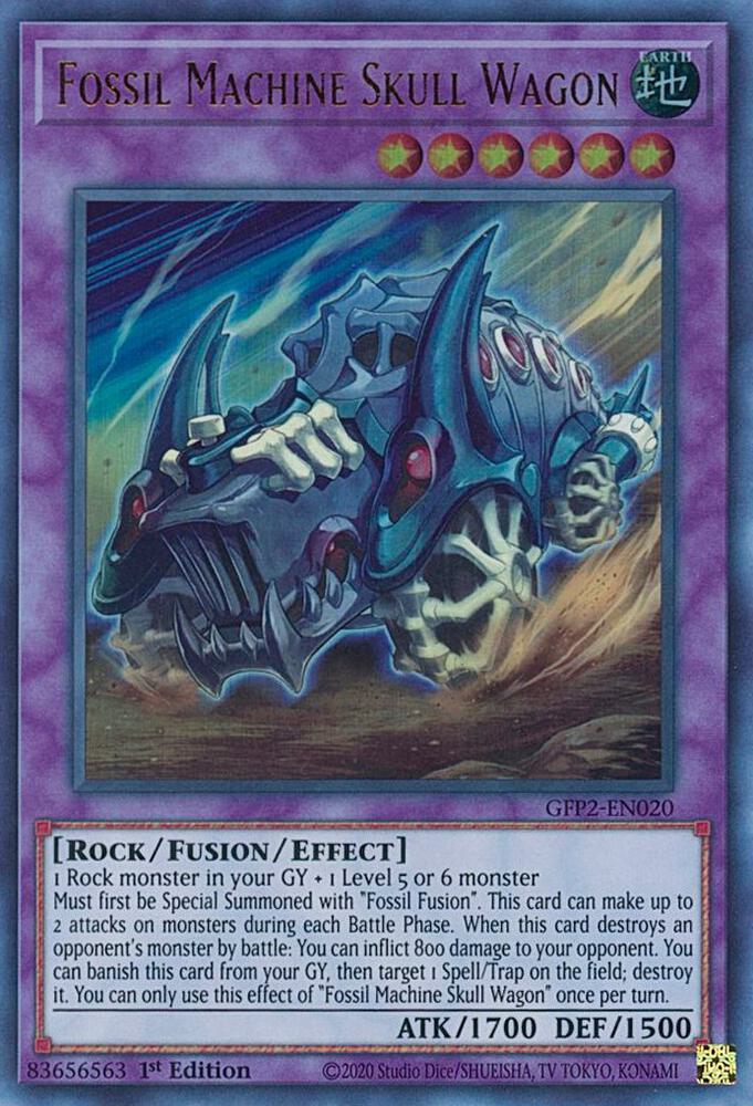 Fossil Machine Skull Wagon (1st Edition) card image