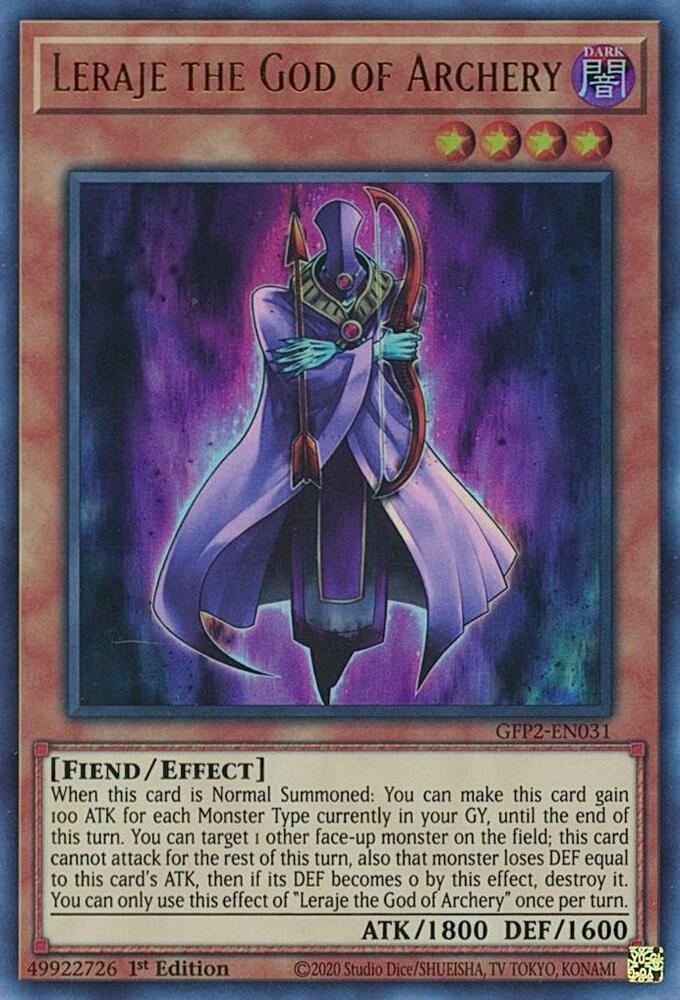 Leraje the God of Archery (1st Edition) card image