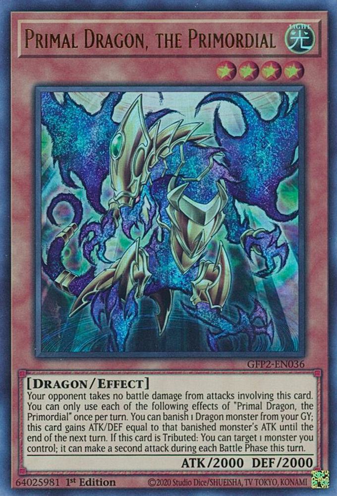 Primal Dragon, the Primordial (1st Edition) card image