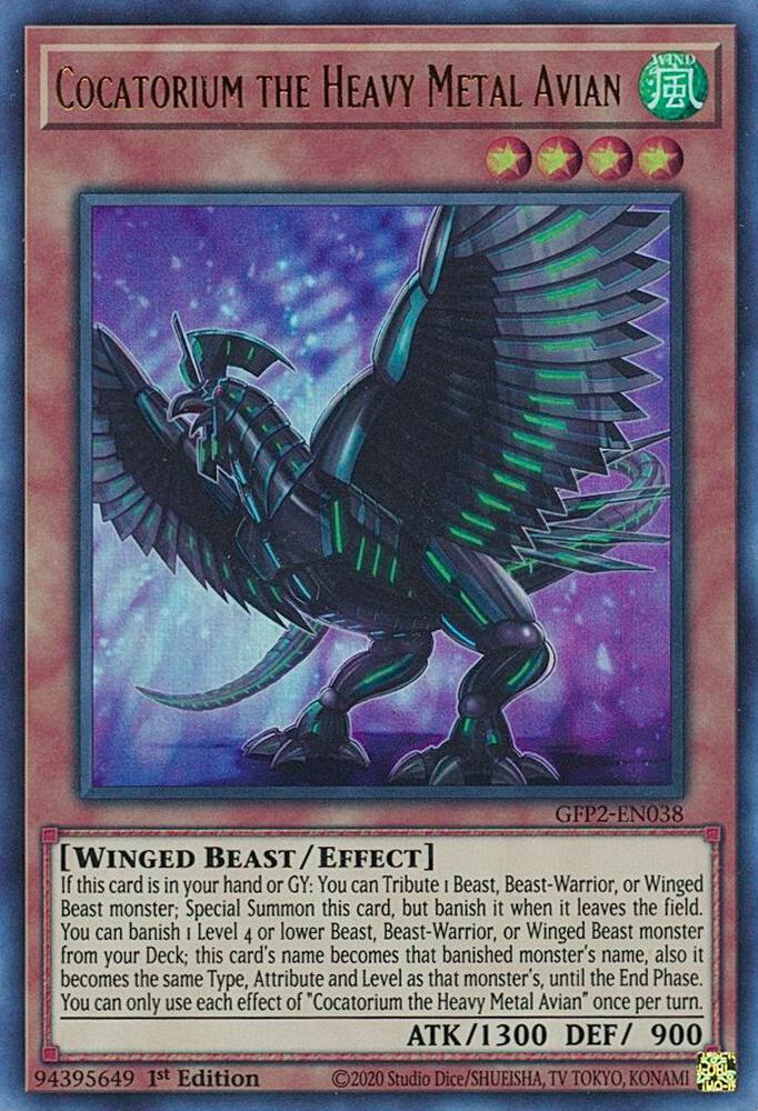 Cocatorium the Heavy Metal Avian (1st Edition) card image