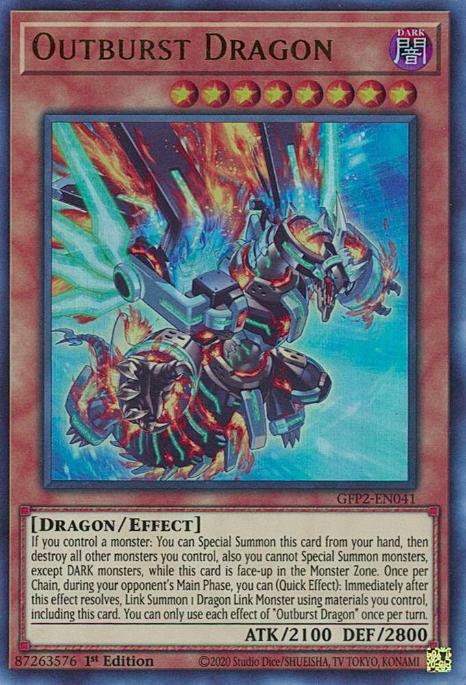 Outburst Dragon (1st Edition) card image