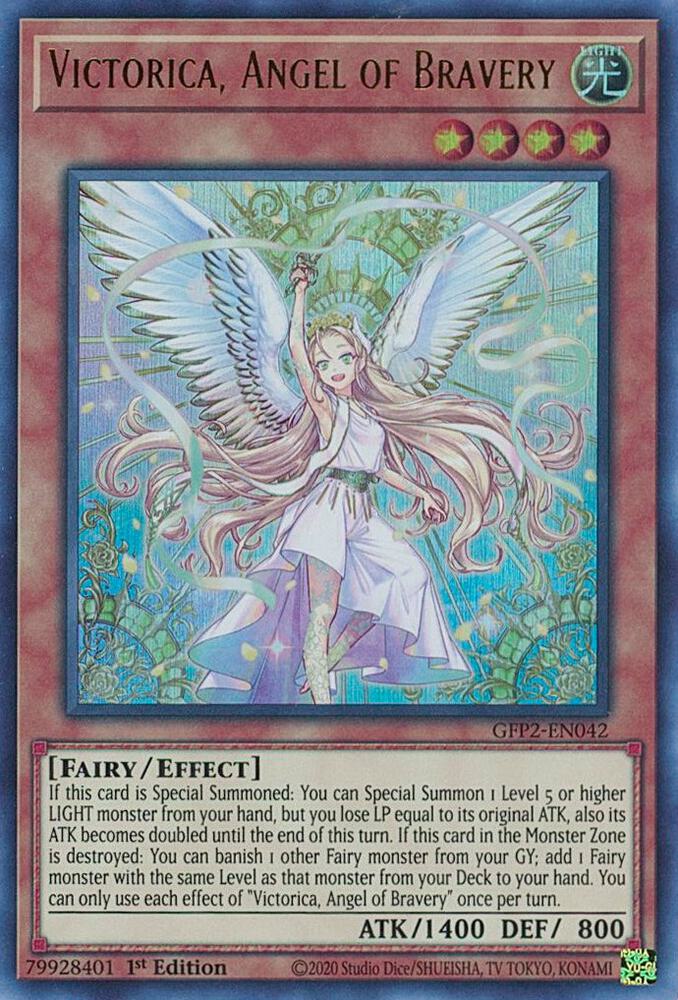 Victorica, Angel of Bravery (1st Edition) card image