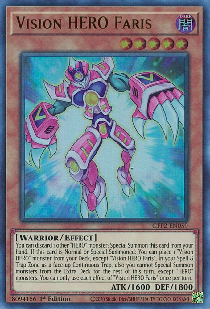 Vision HERO Faris (1st Edition) card image