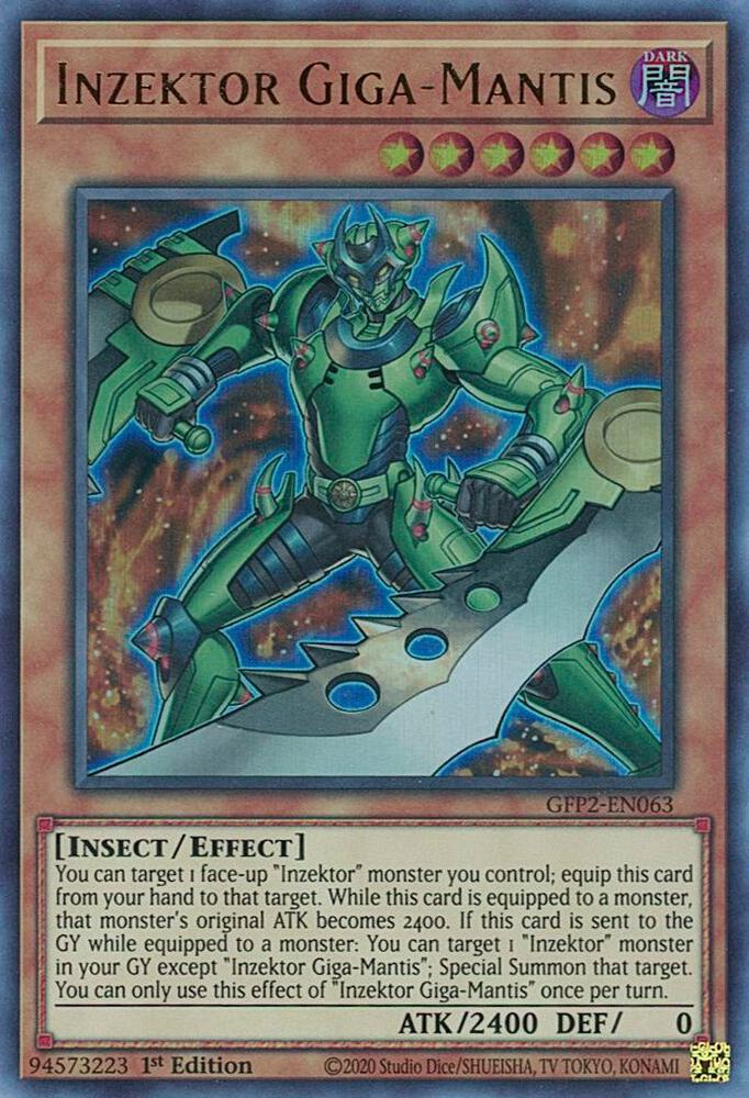 Inzektor Giga-Mantis (1st Edition) card image