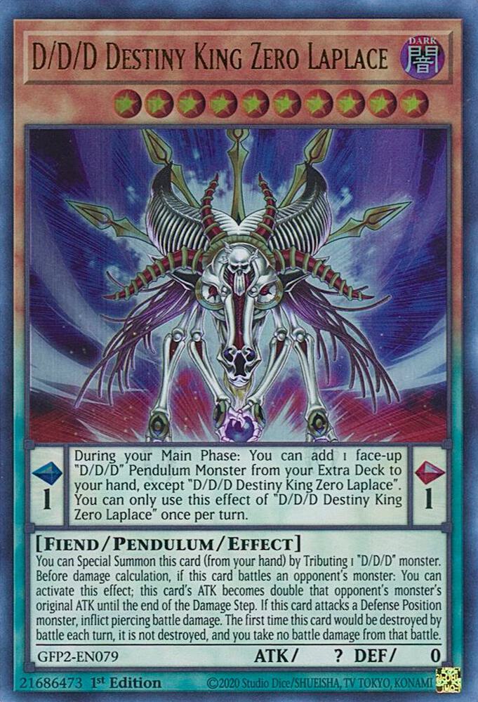 D/D/D Destiny King Zero Laplace (1st Edition) card image