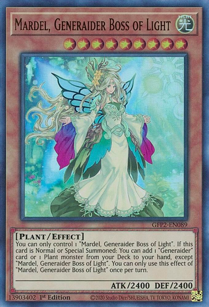 Mardel, Generaider Boss of Light (1st Edition) card image