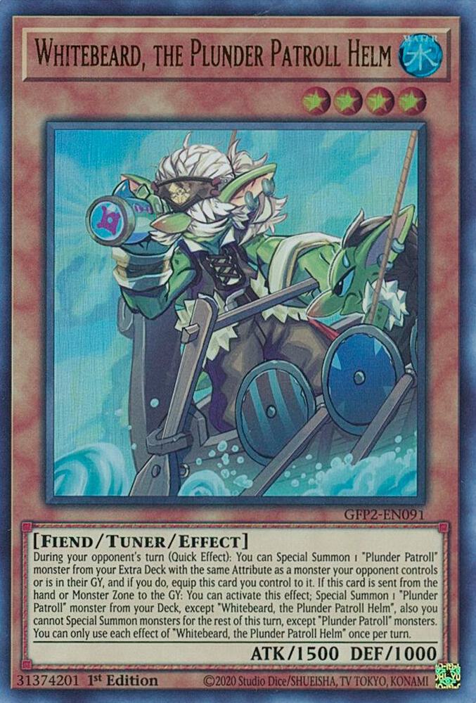 Whitebeard, the Plunder Patroll Helm (1st Edition) card image