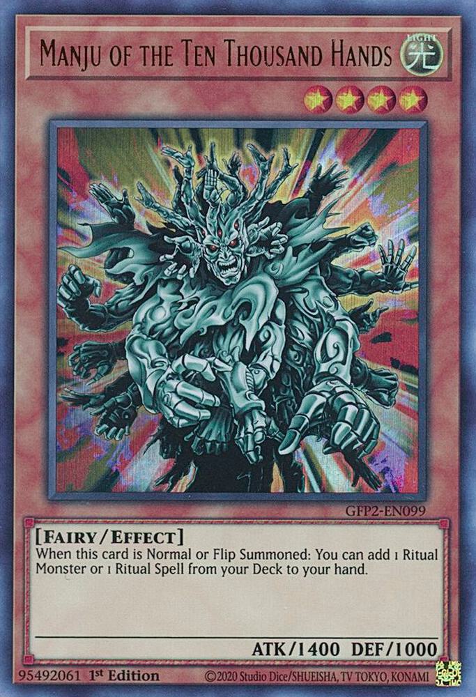 Manju of the Ten Thousand Hands (1st Edition) card image