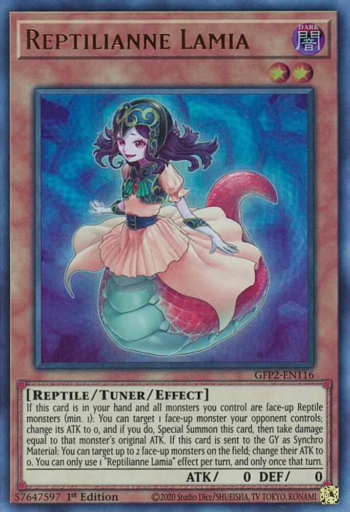 Reptilianne Lamia (1st Edition) card image
