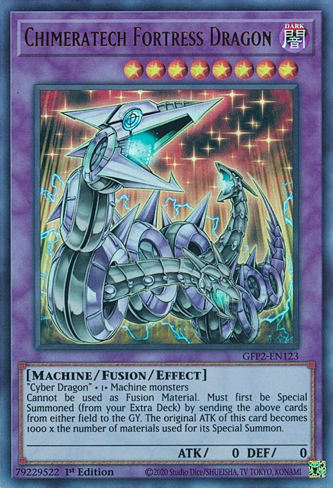 Chimeratech Fortress Dragon (1st Edition) card image