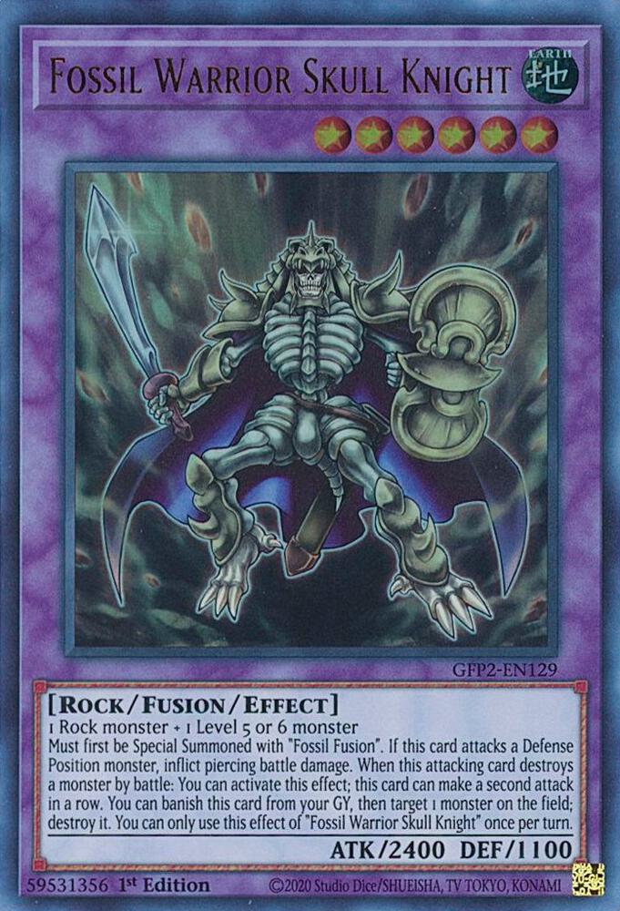 Fossil Warrior Skull Knight (1st Edition) card image