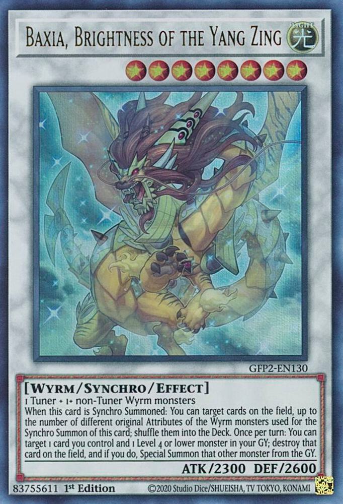 Baxia, Brightness of the Yang Zing (1st Edition) card image
