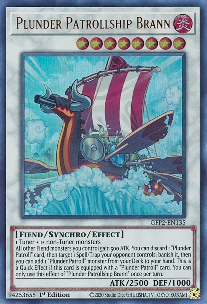 Plunder Patrollship Brann (1st Edition) card image