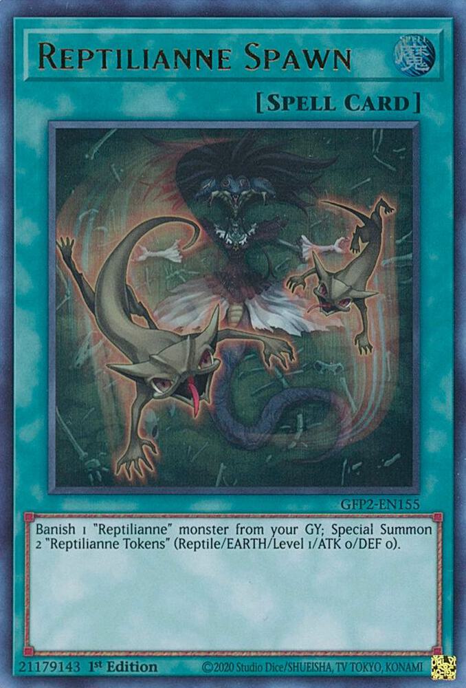 Reptilianne Spawn (1st Edition) card image