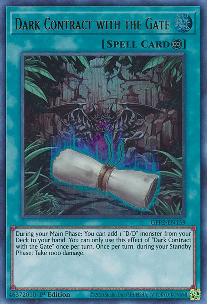 Dark Contract with the Gate (1st Edition) card image