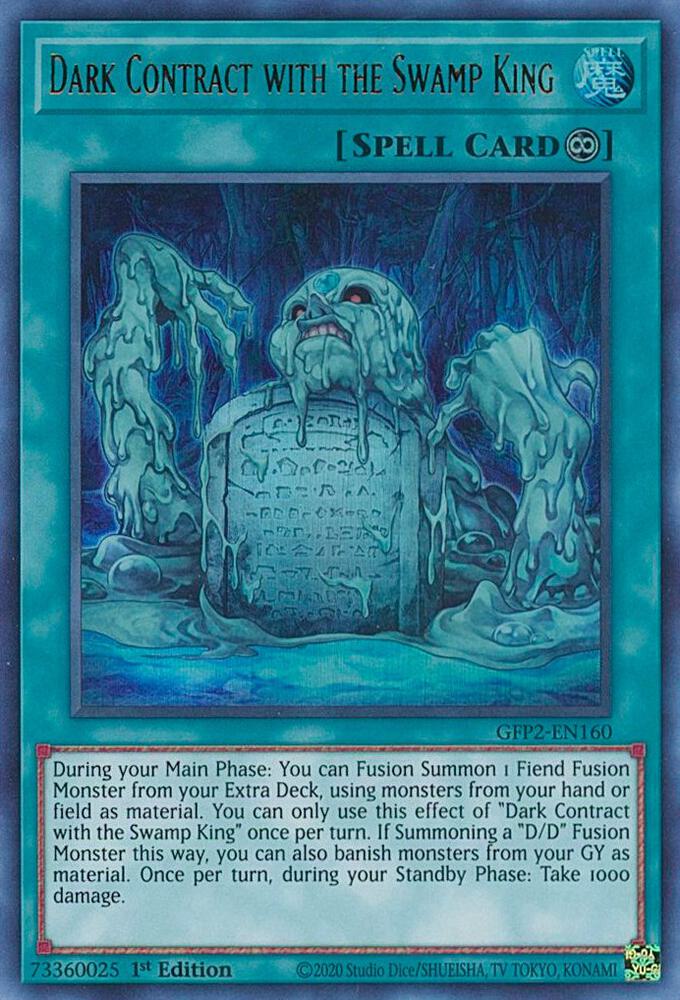 Dark Contract with the Swamp King (1st Edition) card image