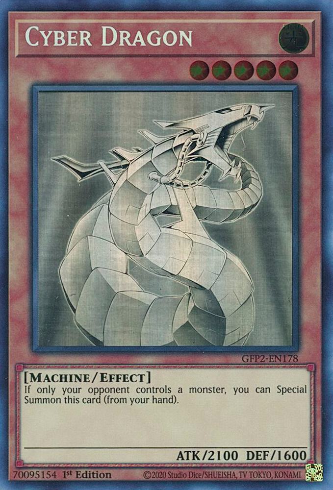 Cyber Dragon (Ghost Rare) (1st Edition) card image