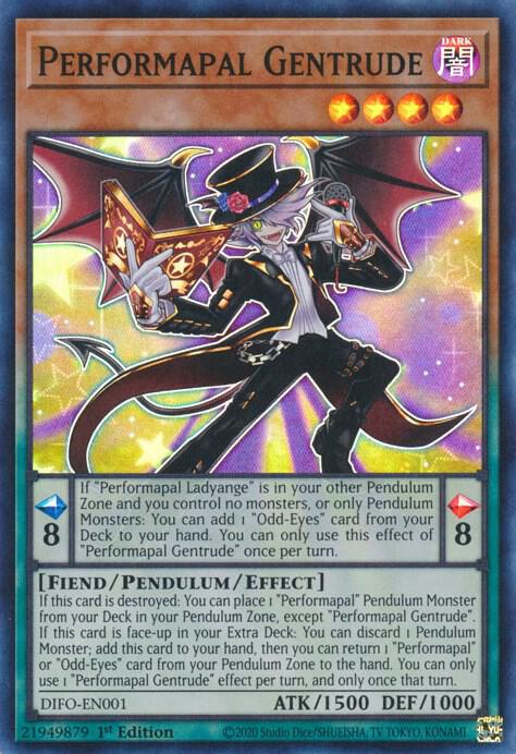 Performapal Gentrude (1st Edition) card image