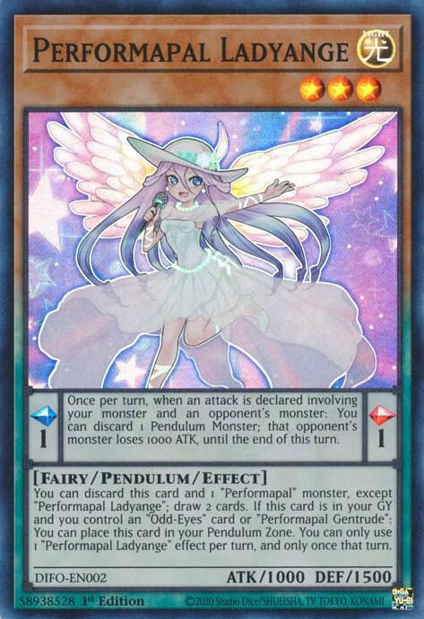 Performapal Ladyange (1st Edition) card image