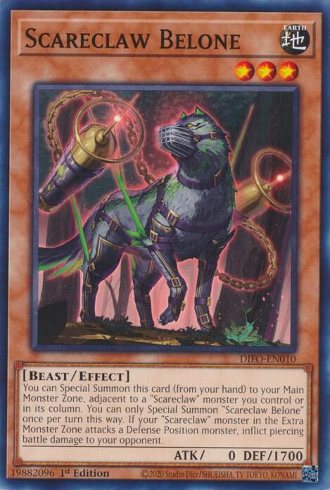 Scareclaw Belone (1st Edition) card image