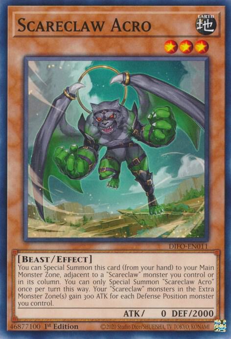 Scareclaw Acro (1st Edition) card image