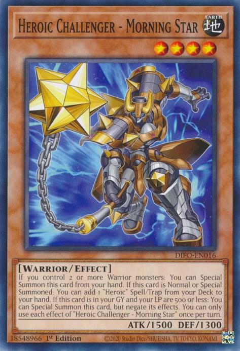 Heroic Challenger - Morning Star (1st Edition) card image